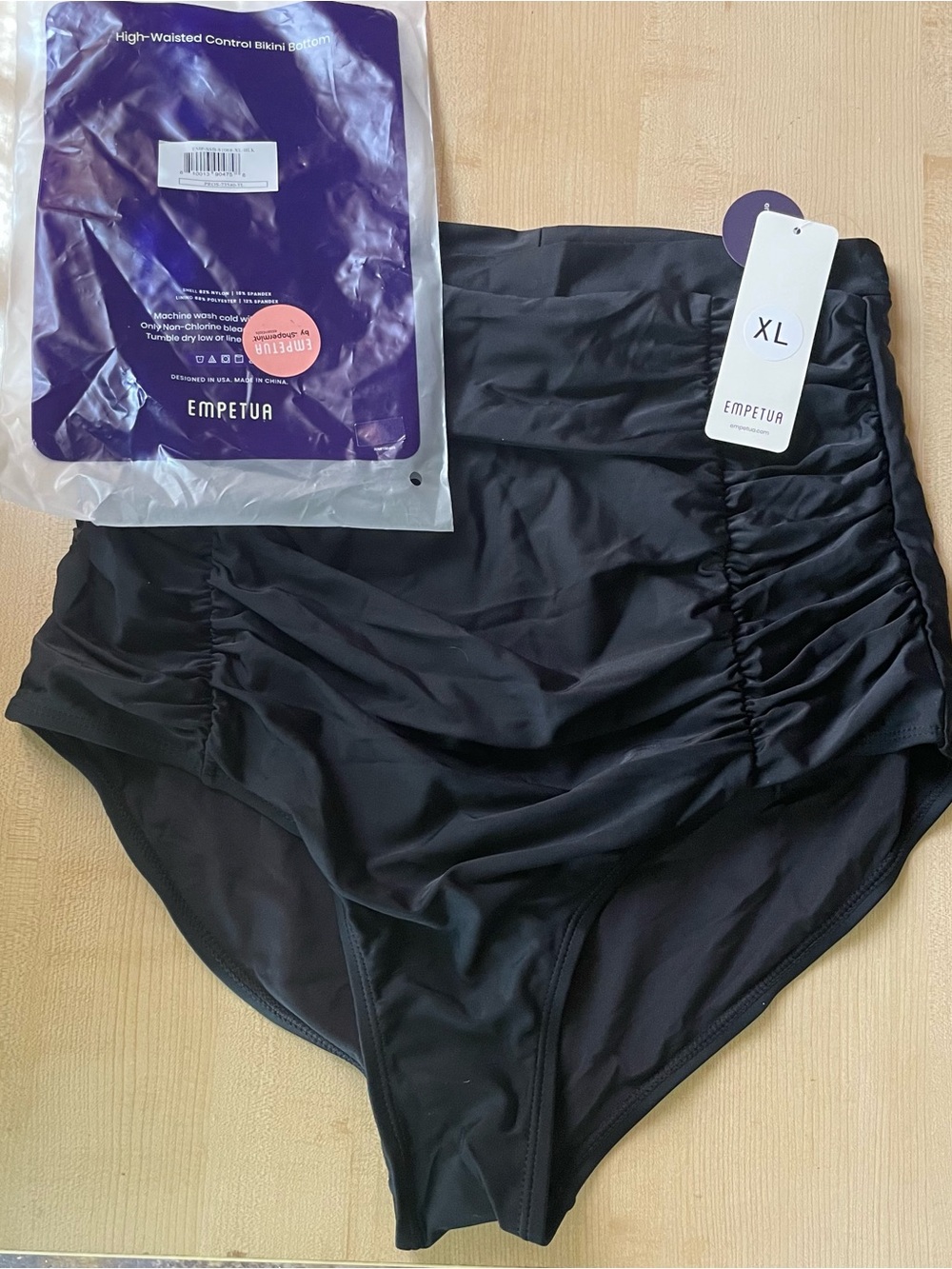 SWIM Empetua by Shapermint High-Waisted Control Bikini Bottom